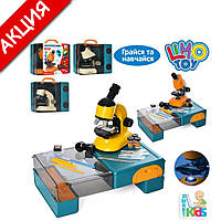 Детский микроскоп Limo Toy SK 0029 ABCD игровой набор на батарейках