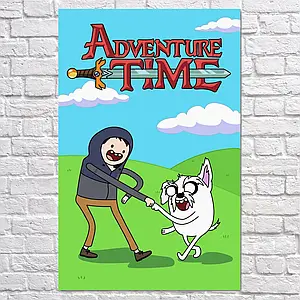 Плакат "Час пригод, Adventure Time", 60×43см