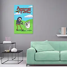 Плакат "Час пригод, Adventure Time", 60×43см, фото 2