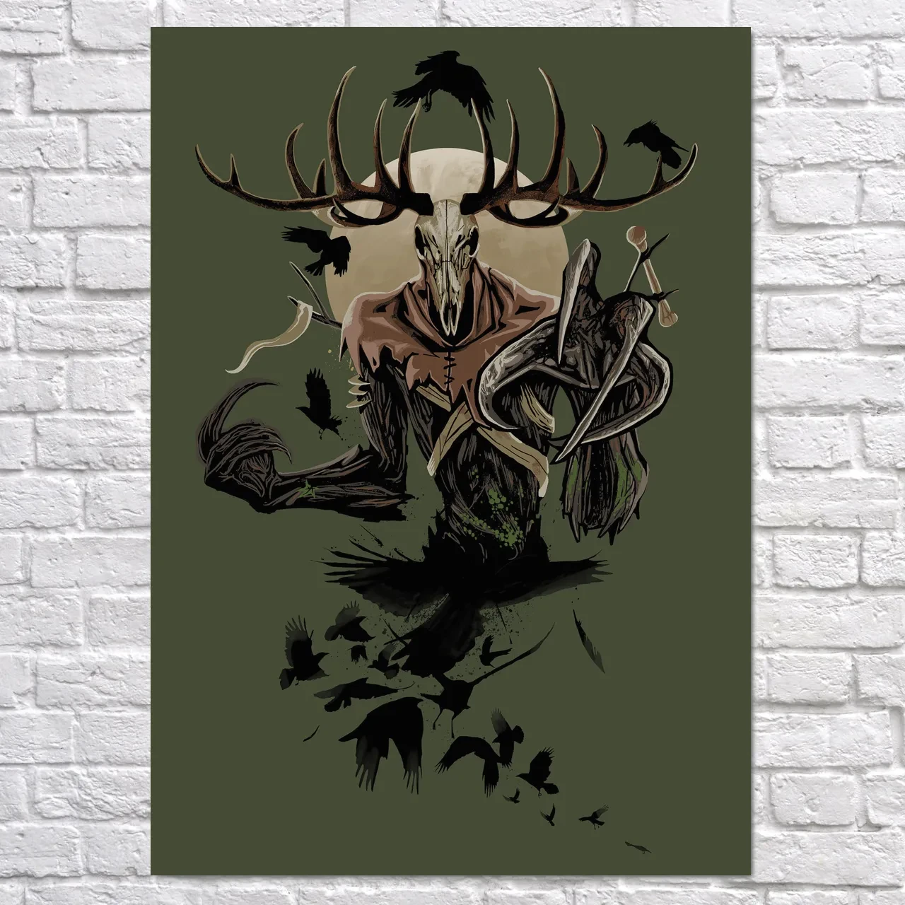 Плакат "Відьмак. Лісовик, Witcher", 60×43см
