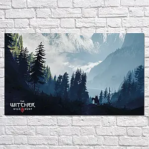 Плакат "Відьмак. Сутінки та гори, Witcher", 35×60см