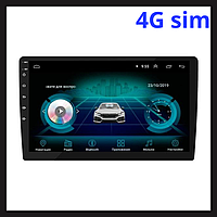 Универсальная автомагнитола 9 дюймов 4/32GB IPS 4G sim Android 12 магнитола 8 ядер Carplay Bluetooth Wi-Fi GPS