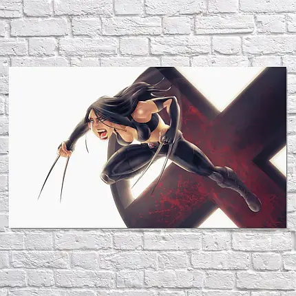 Плакат "Лора Кінні, Ікс-23, Wolverine", 35×60см, фото 2