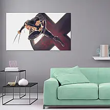 Плакат "Лора Кінні, Ікс-23, Wolverine", 35×60см, фото 2