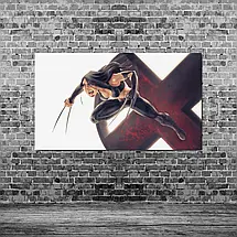 Плакат "Лора Кінні, Ікс-23, Wolverine", 35×60см, фото 3