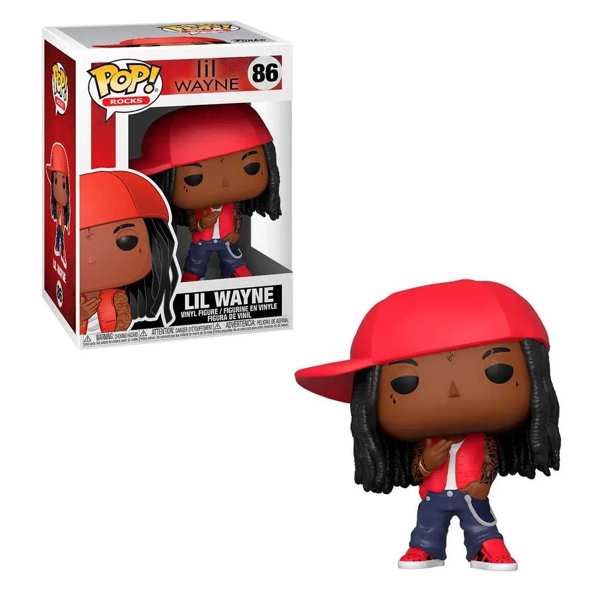Фігурка Funko Pop LiL Wayne Рок Ліл Вейн 10 см №86 KSv