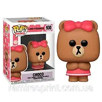 Фігурка Funko Pop Чоко Line Friends Choco 10см №930 KSv