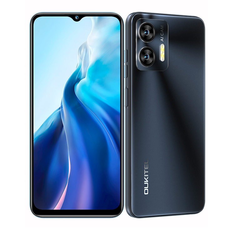 Мобільний телефон смартфон OUKITEL C35 12/256Gb black - екран 6,56'', 2 SIM, 5150 мАг, фото 1