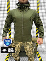 Тактическая осенняя куртка Unreal софтшел, Армейская теплая куртка SoftShel мультикам L
