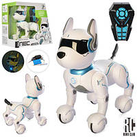 Интерактивная собака робот реагирует на голос, ездит, танцует, программирование, USB зарядное