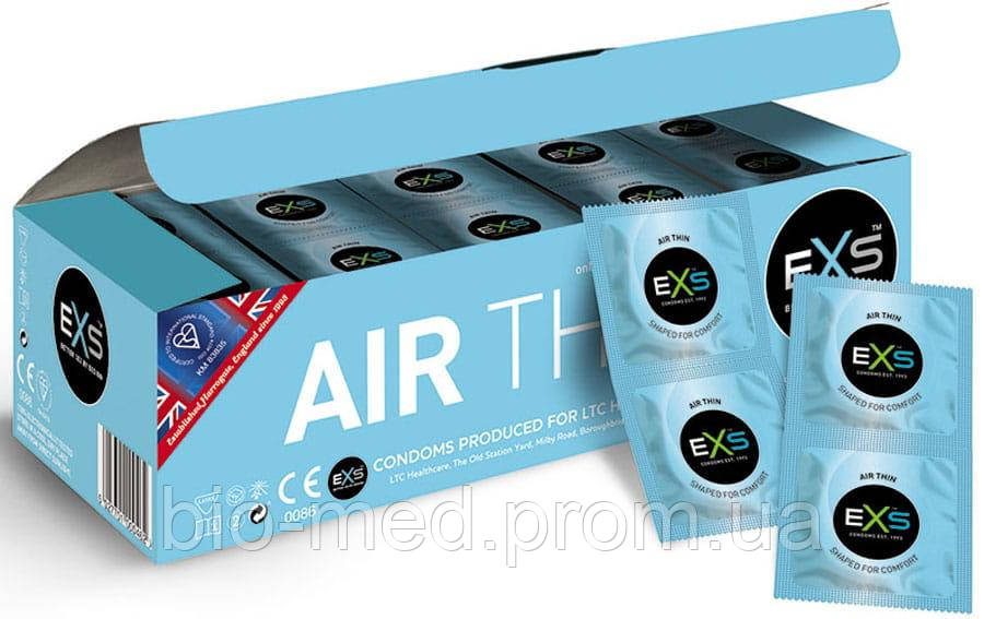EXS Air Thin — Найтонші презервативи. Всього 0,045 мм, 144 шт., фото 1