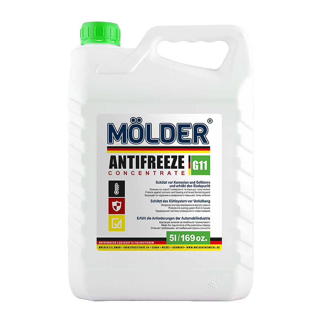 Molder G11 зелений, 5 л концентрат антифризу, фото 1