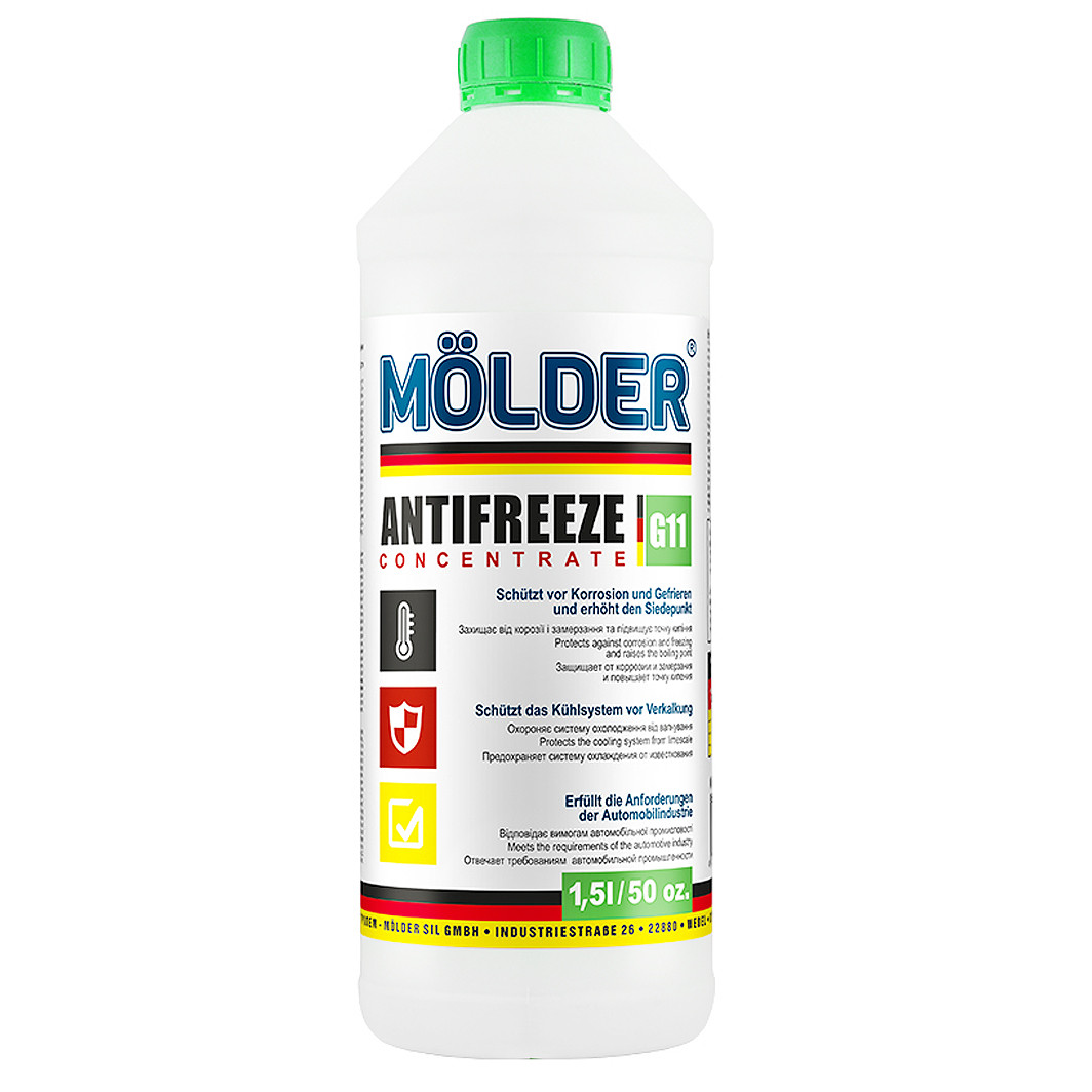 Molder G11 зелений, 1,5 л концентрат антифризу, фото 1