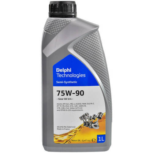 Купить Delphi Gear Oil 5/4 GL5 75W90, 1 л (25067150) полусинтетическое трансмиссионное масло