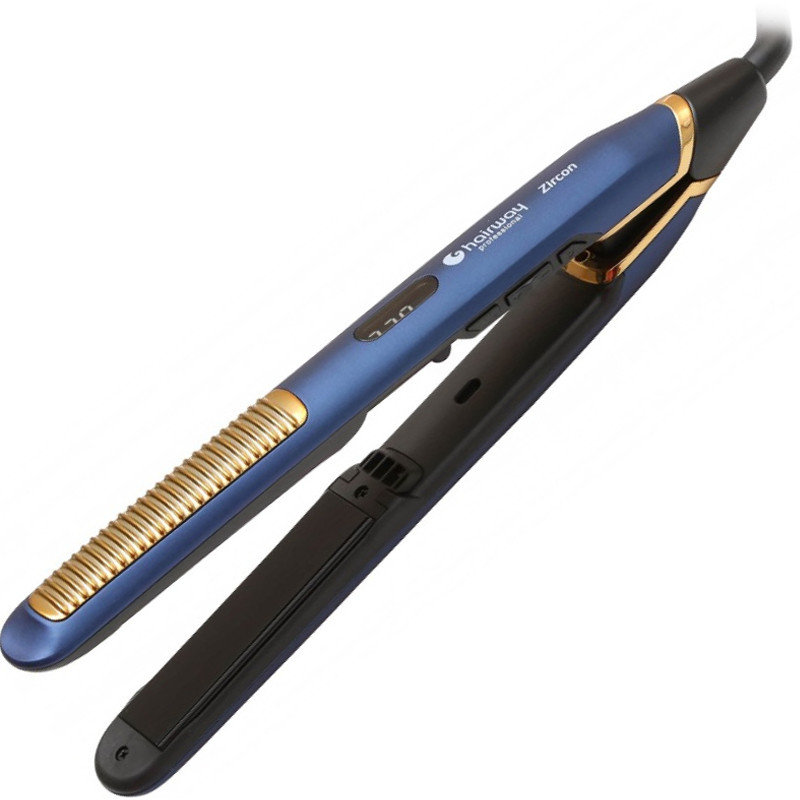 Випрямляч для волосся кераміко-турмаліновий Zircon 46 Вт (23 мм) Hairway 04146