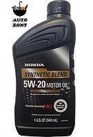 Моторное масло Honda Motor Oil Synthetic Blend 5W-20, 0.946 л (087989132)