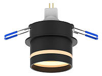 Акцентный светильник luxel GU10 IP20 черный (DLD-07B) SL-1