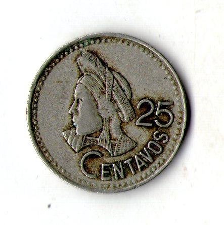 Гватемала 25 центаво 1994 рік №920