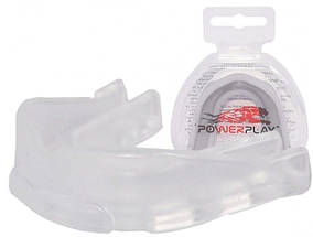 Капа боксерська PowerPlay 3306 JR дитяча (вік до 10) прозора з смаком лемону