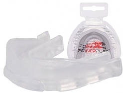 Капа боксерська PowerPlay 3306 JR дитяча (вік до 10) прозора з смаком м'яти