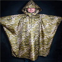 Тактичний пончо плащ-намет Kirasa піксель