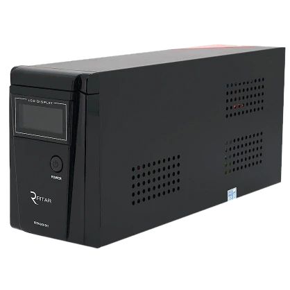 ДБЖ з правильною синусоїдою під зовнішній АКБ 12В RITAR RITAR RTSW-600ND12 LCD (360Вт)
