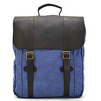 Сумка рюкзак для ноутбука з канвас TARWA RCk-3420-3md синій