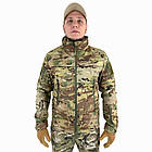 🔥 Куртка Soft Shell "PATROL" - Multicam  (непромокаємий куртка, тактична, нгу, зсу, військова, мультикам), фото 3