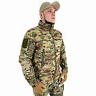 🔥 Куртка Soft Shell "PATROL" - Multicam  (непромокаємий куртка, тактична, нгу, зсу, військова, мультикам), фото 6