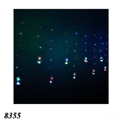 Гірлянда Кульки в прозорій кульці 3м прозорий шнур