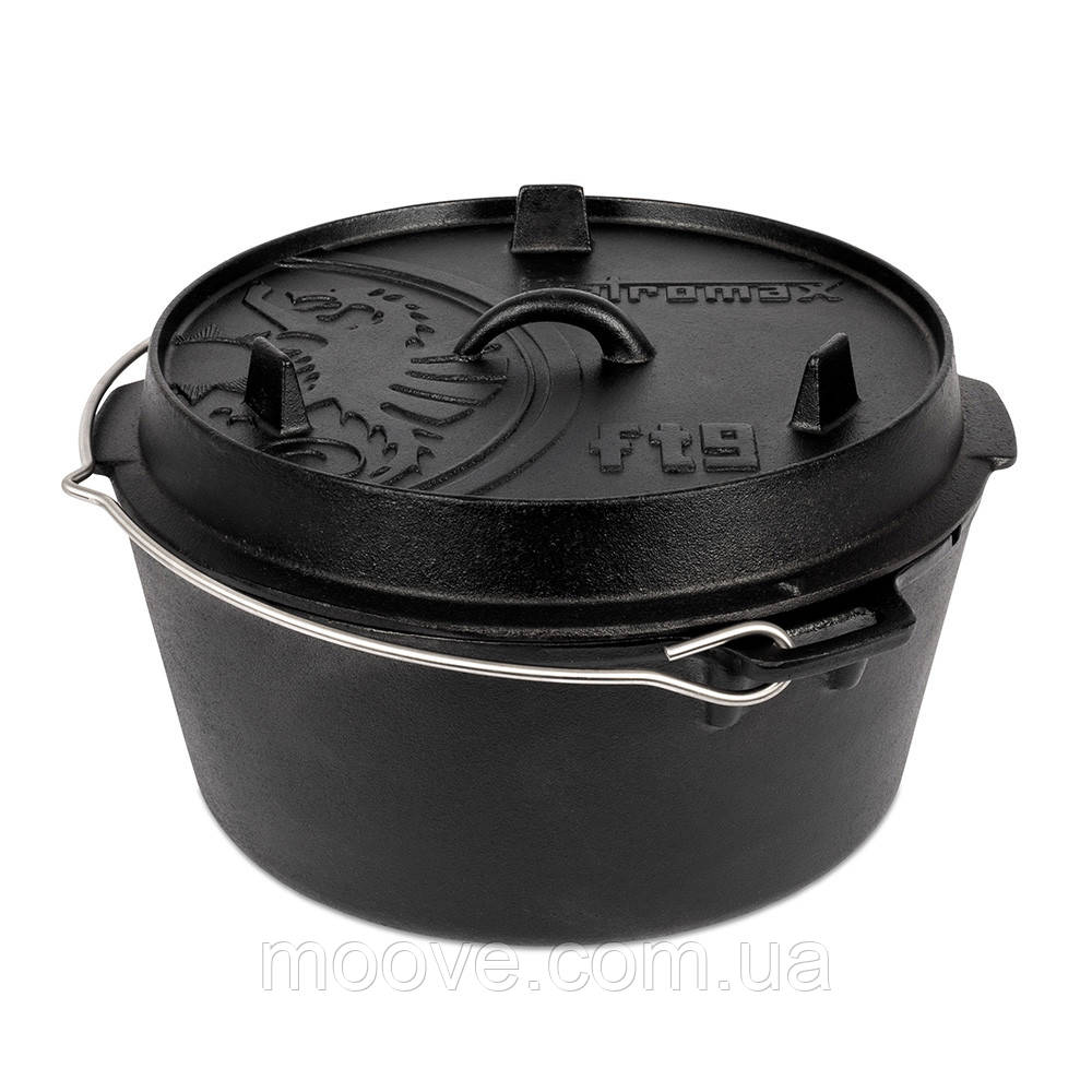 Petromax Казан-жарівня чавунна Petromax Dutch Oven ft9 плоске дно 7,5 л