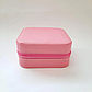 Скринька-органайзер для прикрас, шкіряна PINK, фото 3
