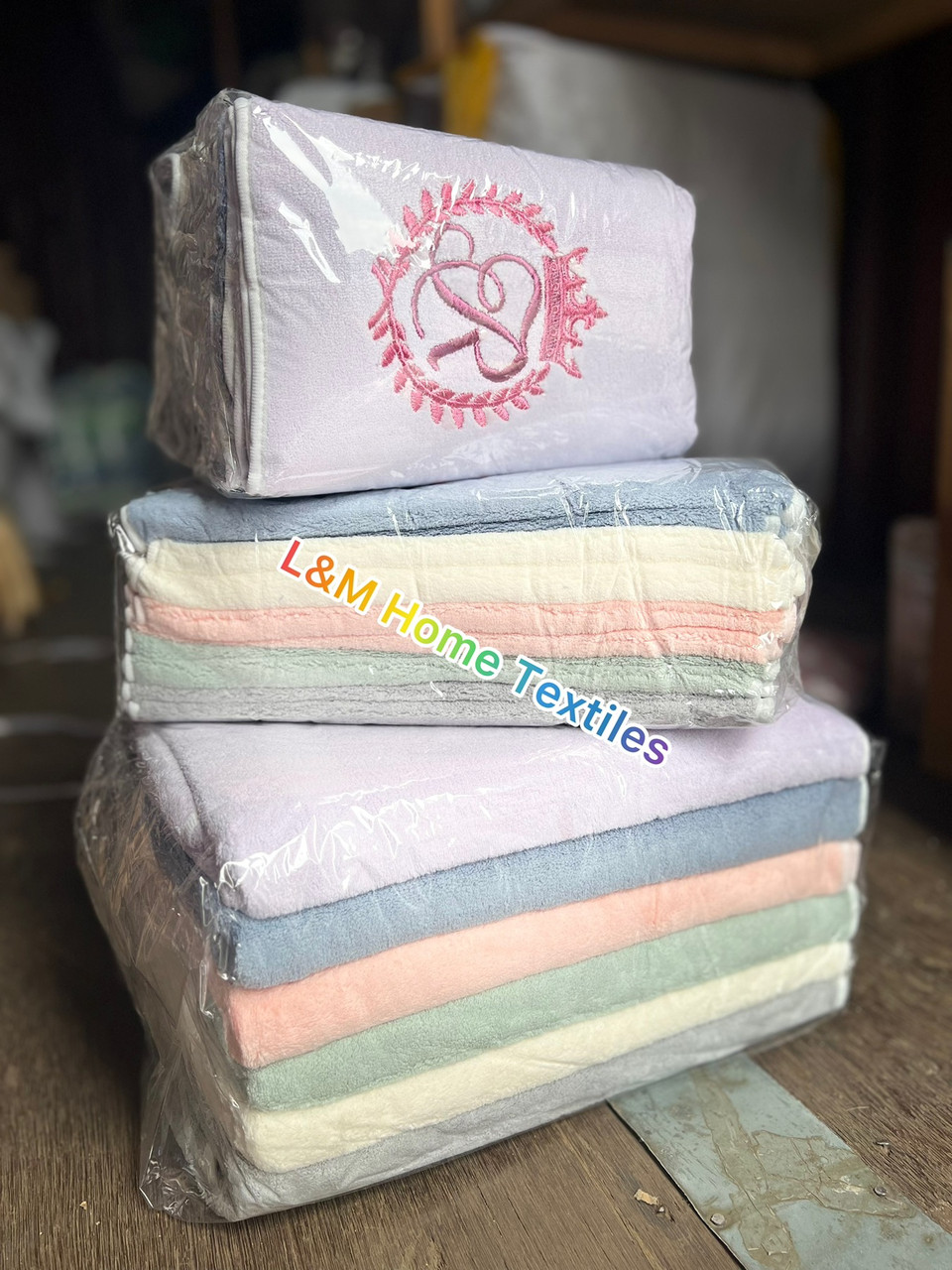 Рушник банний мікрофібра розмір 70 на 140 см (від 6 шт.)