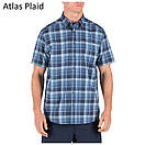 Сорочка 5.11 HUNTER PLAID SHORT SLEEVE SHIRT, 71374 Medium, Engine Red Plaid, фото 4