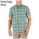 Сорочка 5.11 HUNTER PLAID SHORT SLEEVE SHIRT, 71374 Medium, Engine Red Plaid, фото 6