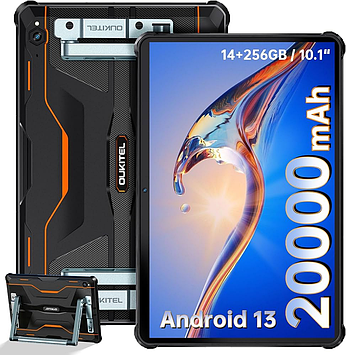 Планшет Oukitel RT6 Orange 4G 8/256 GB IP68/IP69 20000 mAh MTK8788 НОВИНКА!