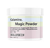 Очищающая пудра для борьбы с черными пятнышками и высыпаниями Hollyskin Calamine Magic Powder