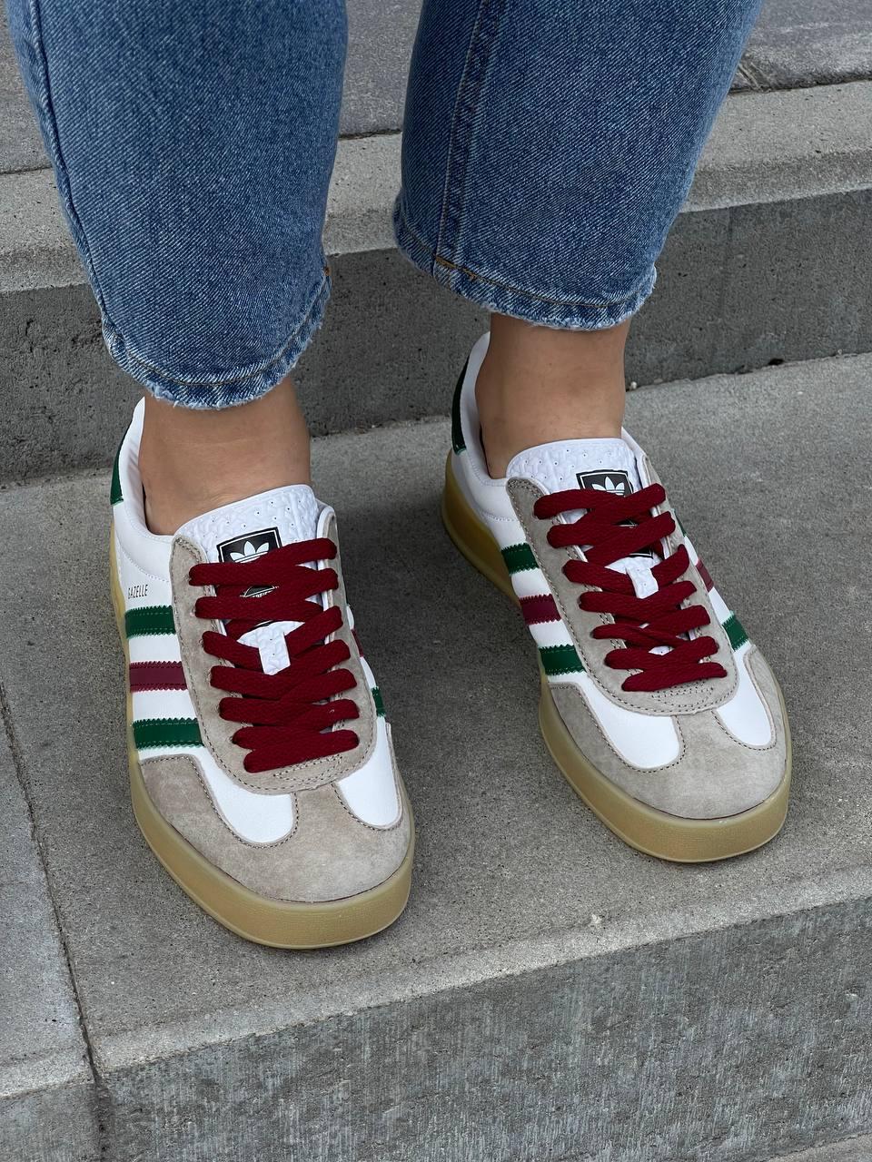 Gucci leather and clearance suede web sneaker