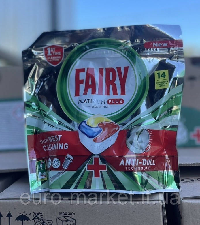 Таблетки для посудомийки Fairy Platinum