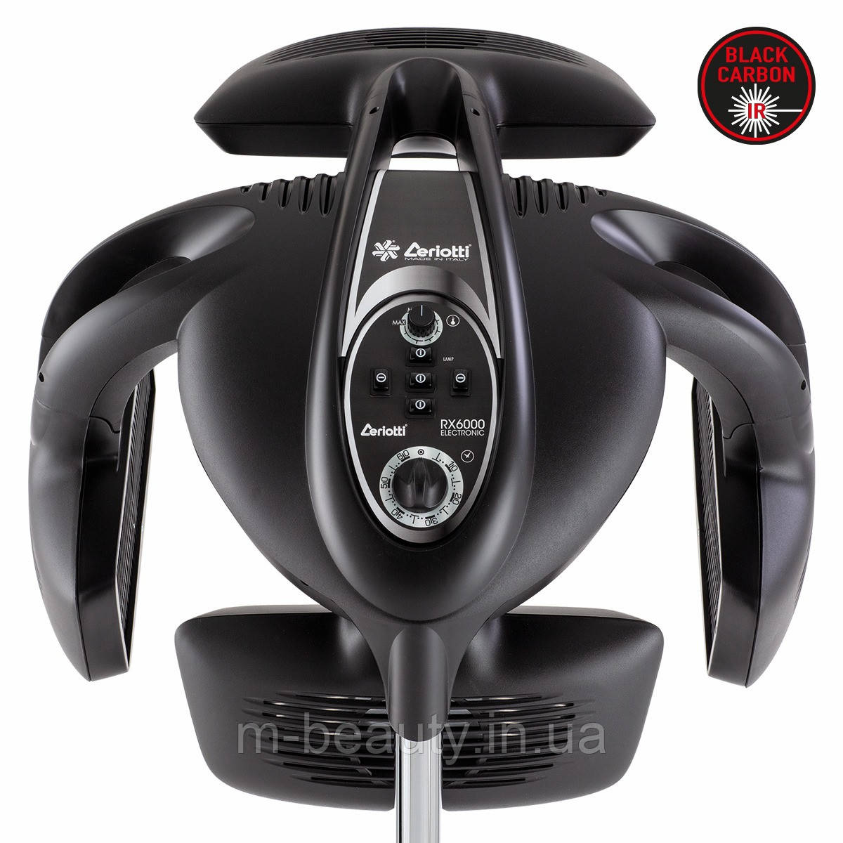 Клімазон для волосся RX6000 Electronic з 5 лампами Black Carbon: Інновації в догляді за волоссям