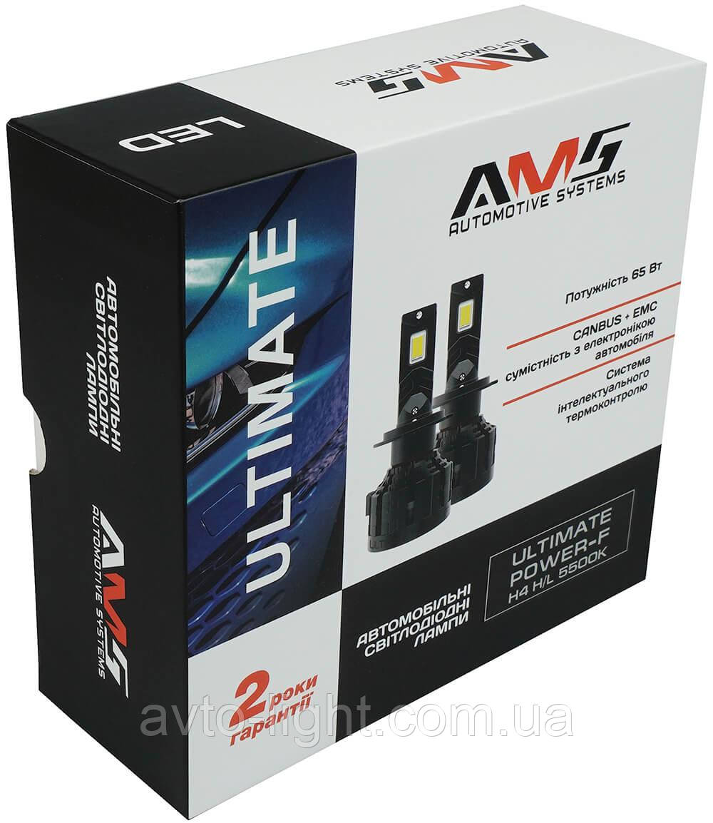 LED Лампі AMS ULTIMATE POWER-H7 5500K CANBUS (2шт), фото 1
