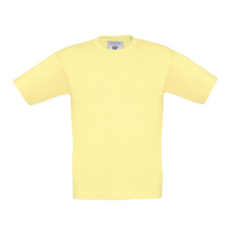 Дитяча футболка B&C Exact 150 лимонна - yellow