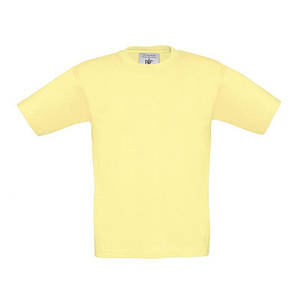 Дитяча футболка B&C Exact 150 лимонна - yellow