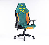 Комп'ютерне крісло із тканини Ergo System G20 Зелено-жовтий