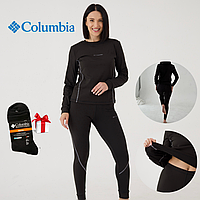 Комплект жіночої термобілизни Columbia + термоноски Жіноча термобілизна Жіночий Термокостюм S M L XL 2XL