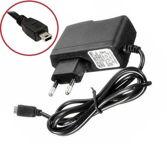 Блок живлення 5В 1A 100-240 DC mini USB, фото 1