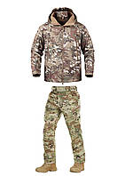 Комплект осінь-весна: Тактична куртка Pave Hawk і штани М-ТАС SOFT SHELL WINTER MC