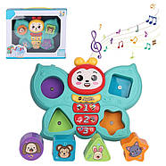 Дитяча іграшка-сортер "Метелик" 855-156A з музикою, фото 2