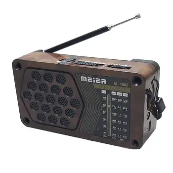 Портативний радіо приймач з USB акумуляторний MEIER M-1062