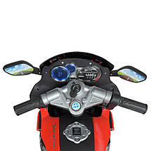 Дитячий електромобіль BMW M 3681AL-3 (MP3, USB, мотори 2x18W, акум.12V7AH, надувні колеса), фото 6